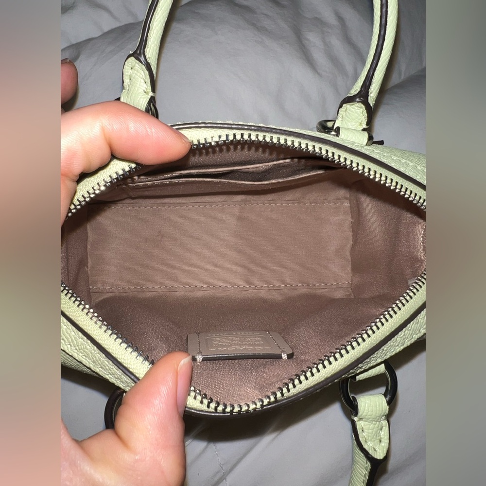 Coach Mini Rowan light lime green crossbody bag - Picture 5 of 5